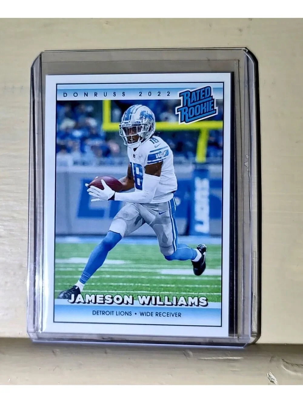 Jameson Williams 2022 NFL Panini #7 Rated Rookie Retro Football Card 1/4094